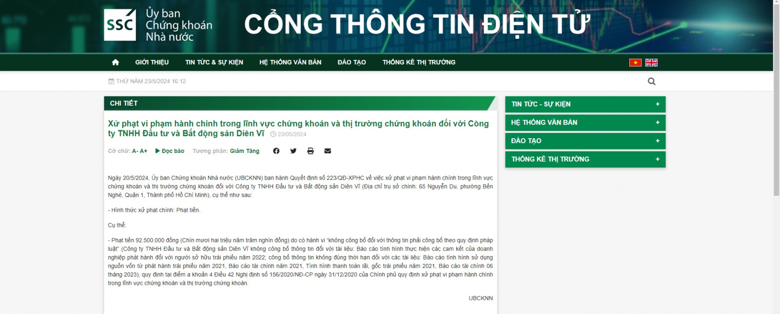 bat dong san dien vi bi phat tien vi em bao cao thanh toan trai phieu hinh 1