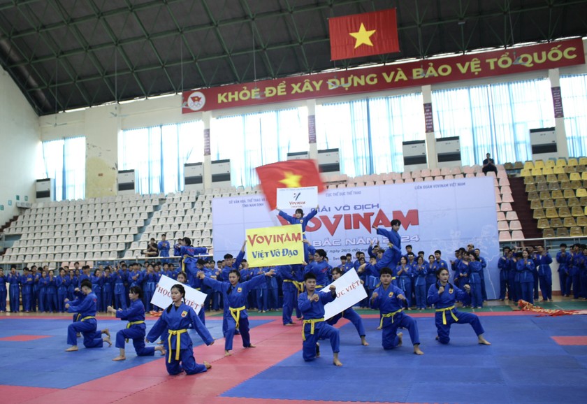 hon 300 huan luyen vien van dong vien tham gia giai vo dich vovinam mien bac nam 2024 hinh 1