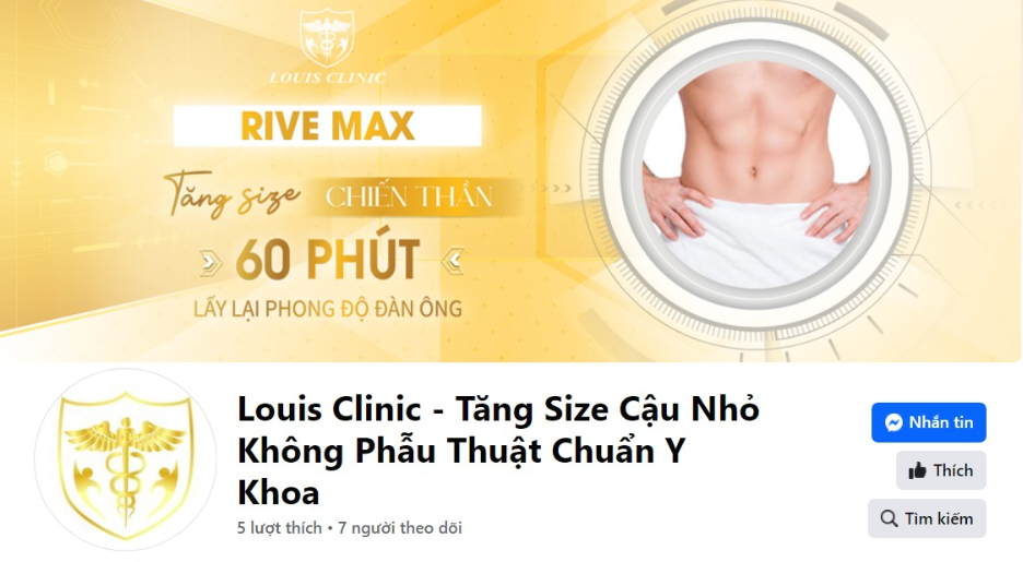 tp hcm phat hien louis clinic quang cao dich vu kham chua benh trai phep hinh 1