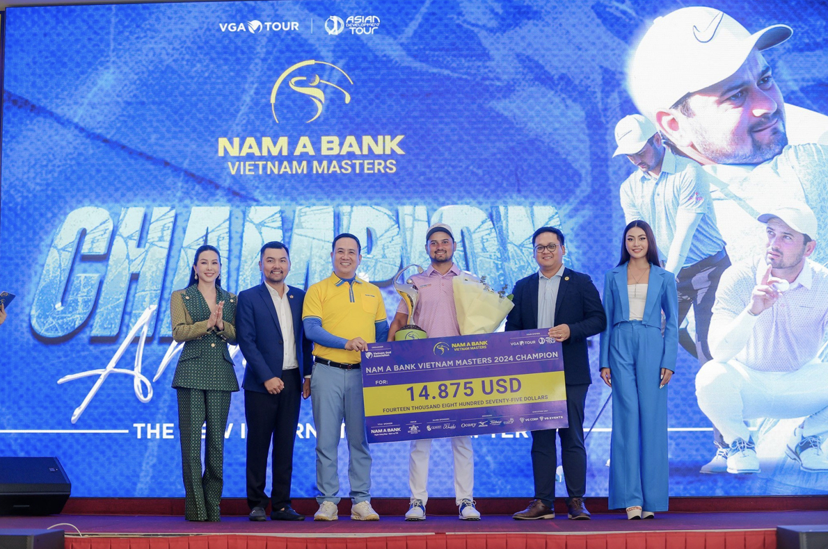 golfer nguoi pakistan vo dich giai golf nam a bank vietnam masters 2024 hinh 1