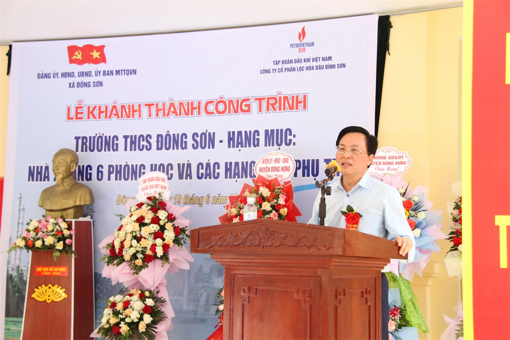 petrovietnam va bsr khanh thanh nha 2 tang 6 phong hoc truong thcs dong son  thai binh hinh 6