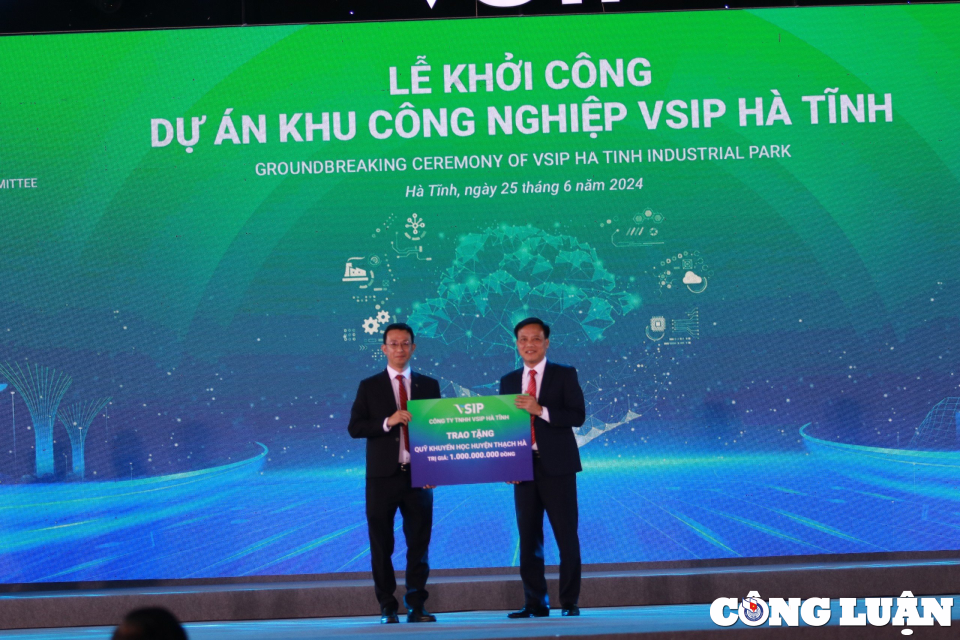 khoi cong du an vsip  tiep tuc phat trien khu cong nghiep xanh tai ha tinh hinh 9