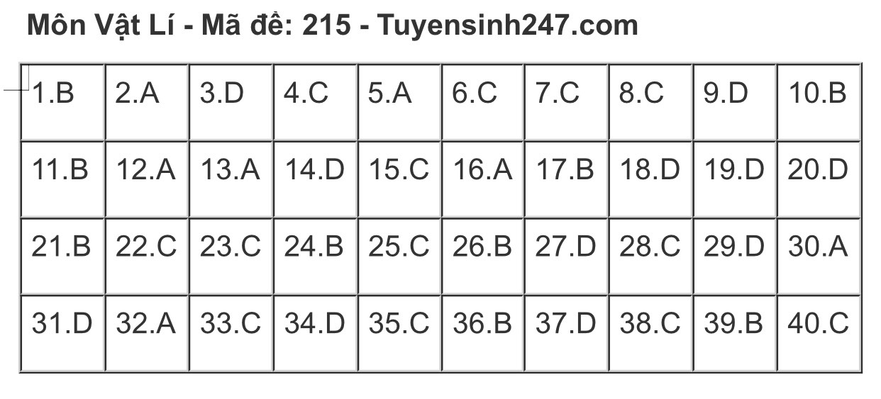 dap an de thi tot nghiep thpt 2024 mon vat li ma de 215 tham khao hinh 1