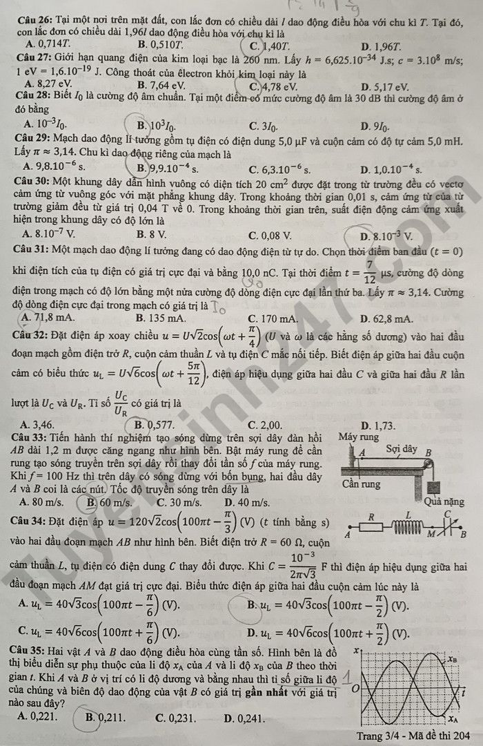 de thi tot nghiep thpt 2024 mon vat li ma de 204 hinh 3
