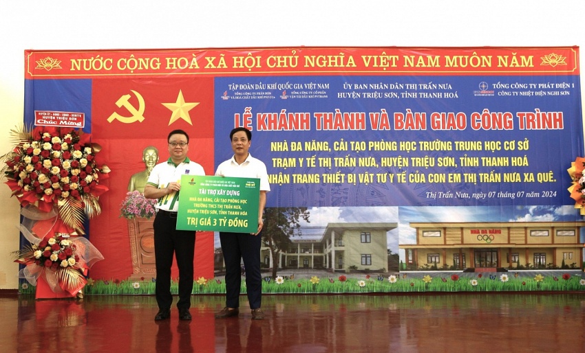 petrovietnam ho tro 8 ty dong xay dung truong tram tai huyen trieu son tinh thanh hoa hinh 2