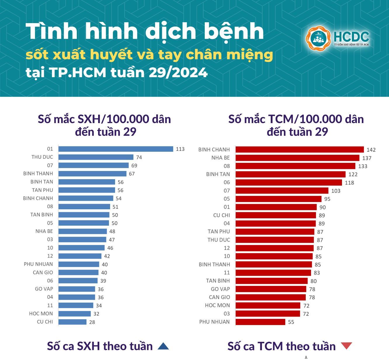 tp hcm ghi nhan hon 400 ca tay chan mieng 167 ca sot xuat huyet trong tuan 29 hinh 1