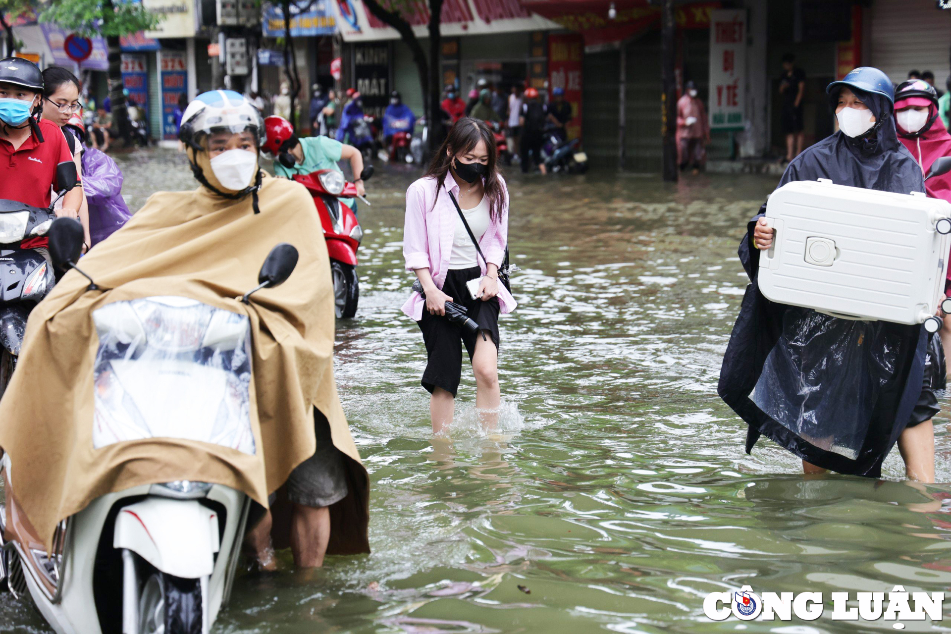 sau tran mua ha noi lai ngap khap pho vao sang som hinh 5