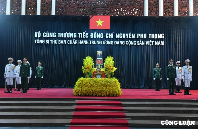 Chính thức cử hành Quốc tang Tổng Bí thư Nguyễn Phú Trọng