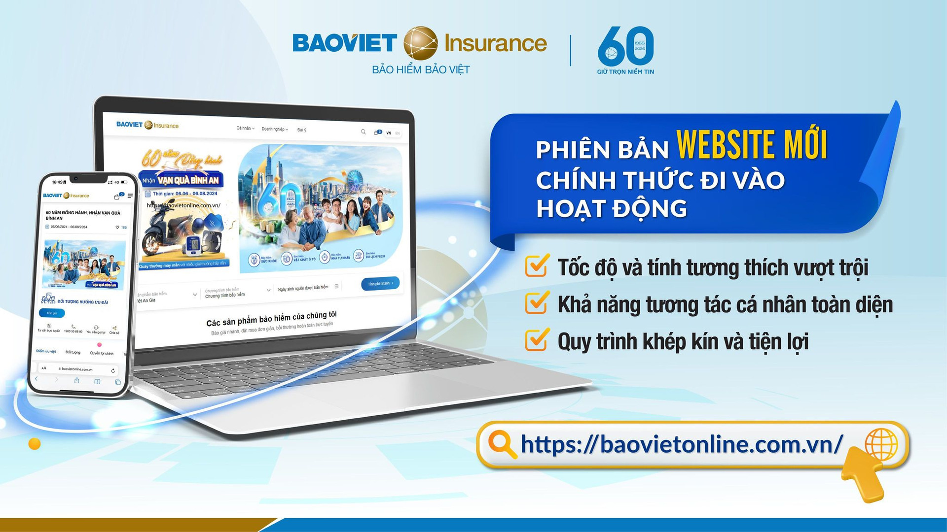 bao hiem bao viet chinh thuc hoat dong giao dien website moi hinh 1