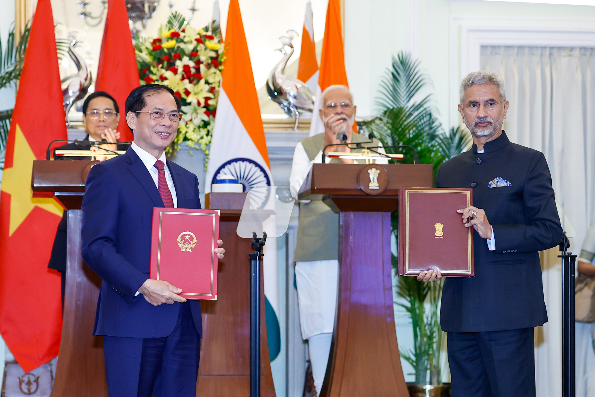 thu tuong chinh phu pham minh chinh hoi dam voi thu tuong an do narendra modi hinh 3