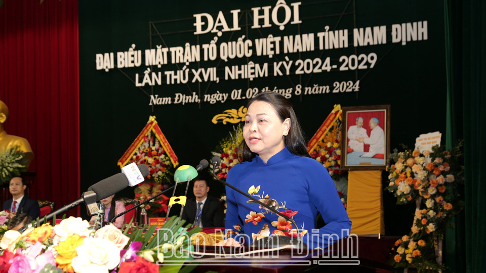 dai hoi dai bieu mttq tinh nam dinh lan thu xvii nhiem ky 2024 2029 doan ket  dan chu  doi moi  phat trien hinh 2