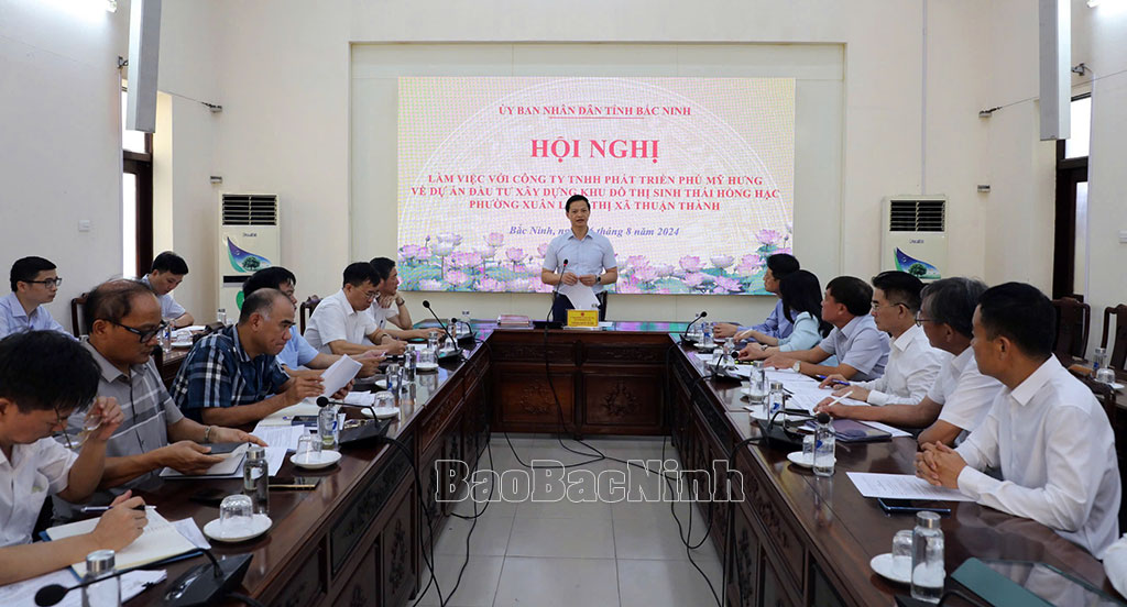 bac ninh thuc tien do khu do thi sinh thai hong hac  xuan lam rong hon 198ha hinh 2