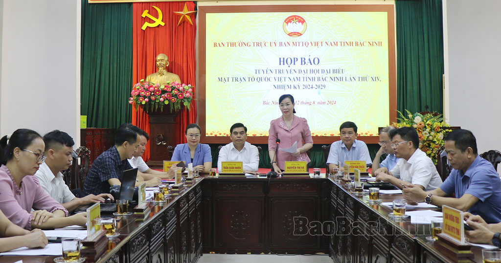 dai hoi dai bieu mat tran to quoc tinh bac ninh lan thu xiv se dien ra trong 2 ngay voi hon 500 dai bieu hinh 1