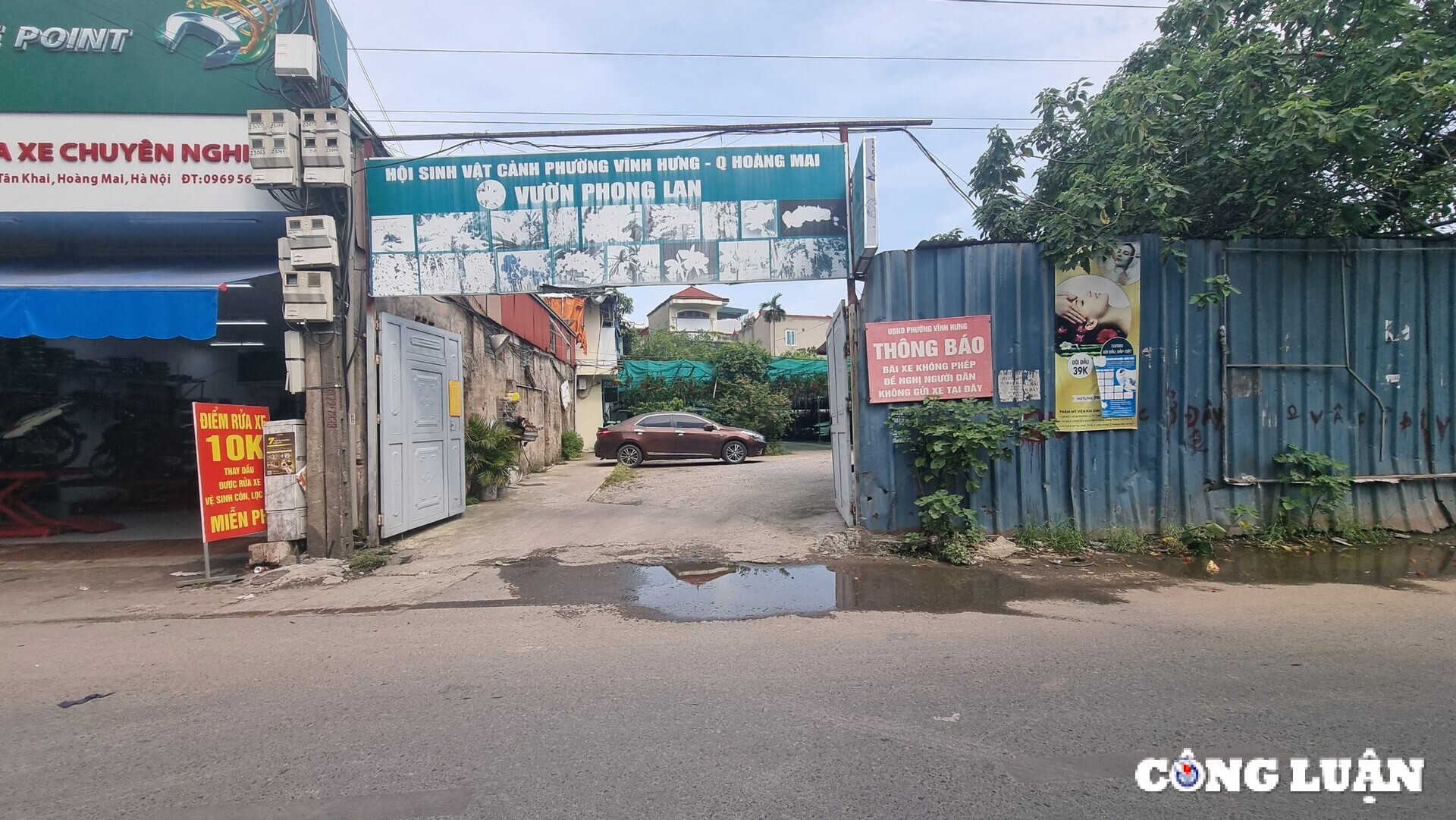 hoang mai ha noi bai xe khong phep ngang nhien hoat dong hinh 3