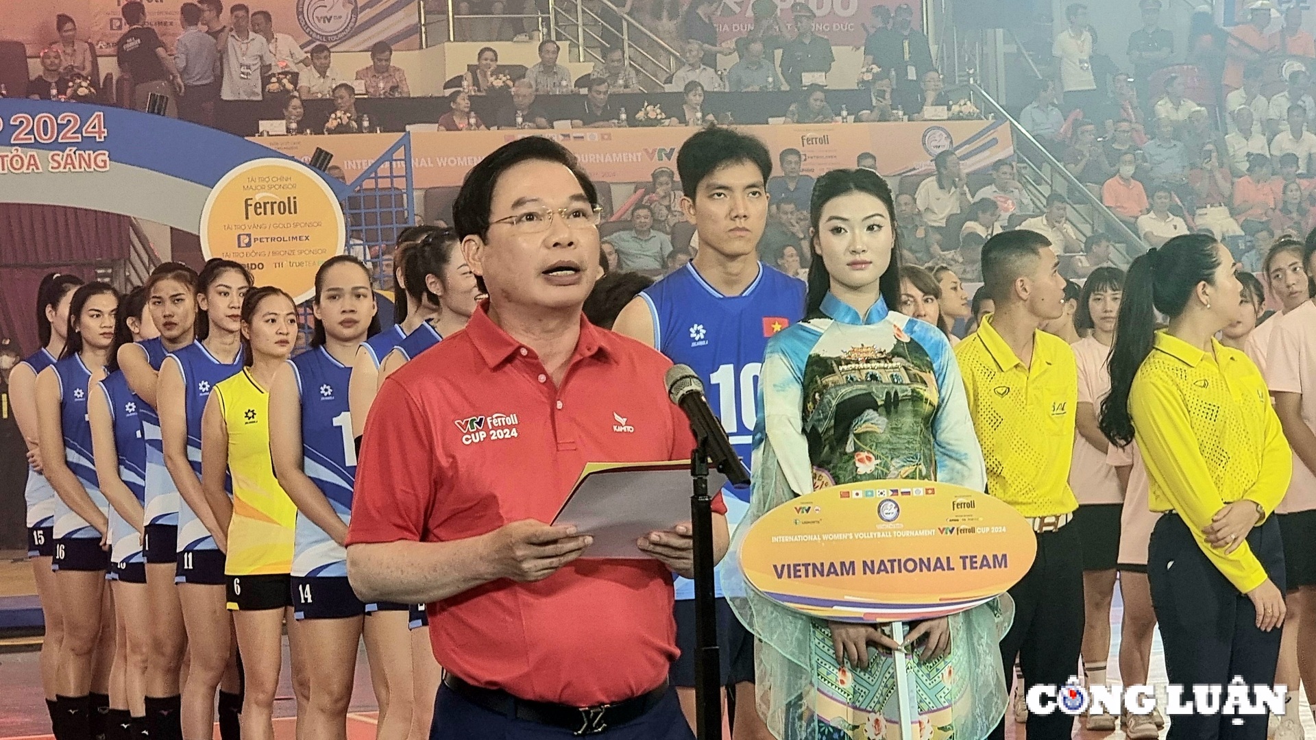 khai mac giai bong chuyen nu quoc te vtv ferroli cup 2024 hinh 1