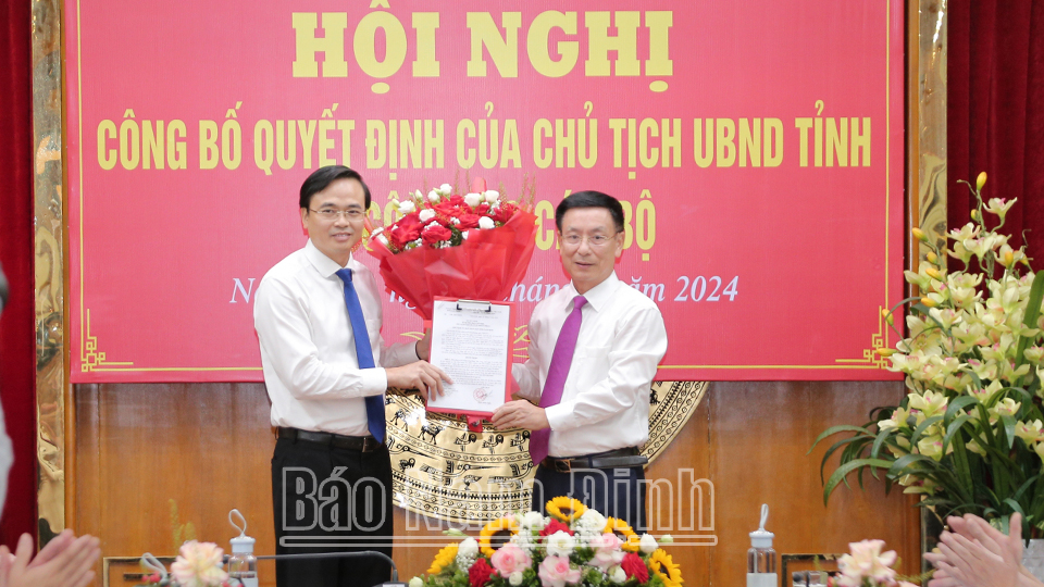 cong bo quyet dinh bo nhiem pho giam doc so ke hoach va dau tu nam dinh hinh 1