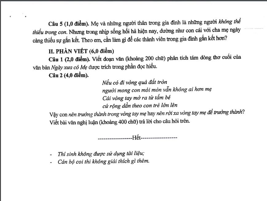 de thi minh hoa mon ngu van tuyen sinh lop 10 nhieu diem moi hinh 3