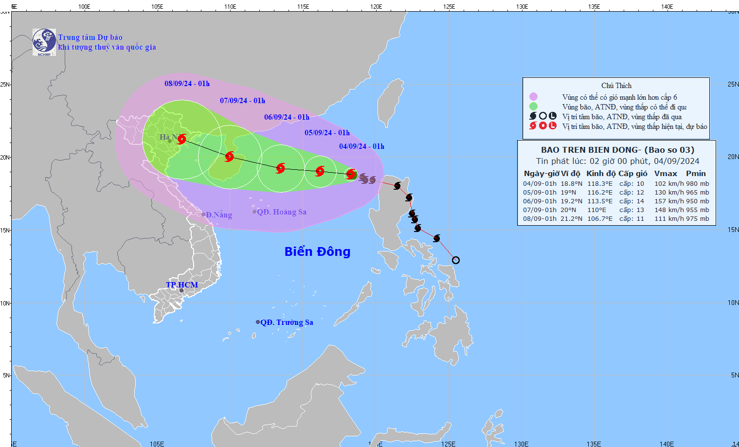 sau khi vao bien dong bao so 3 di chuyen cham lai cuong do bao tang dan hinh 1