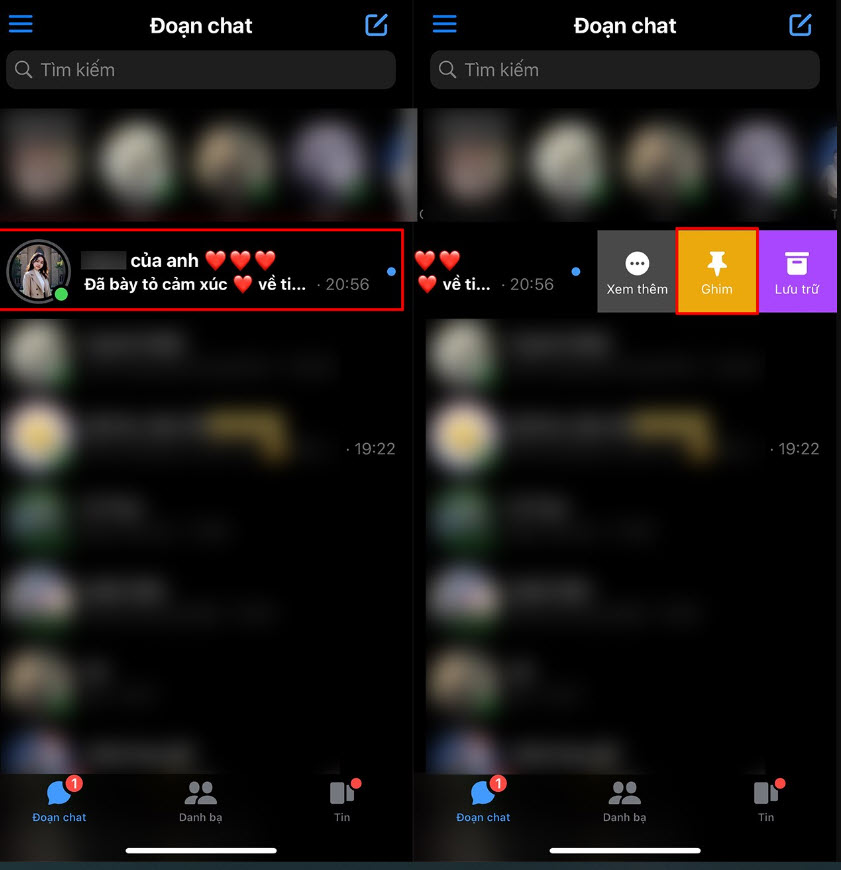 kham pha tinh nang ghim doan chat tren messenger tien ich ban se yeu thich hinh 2