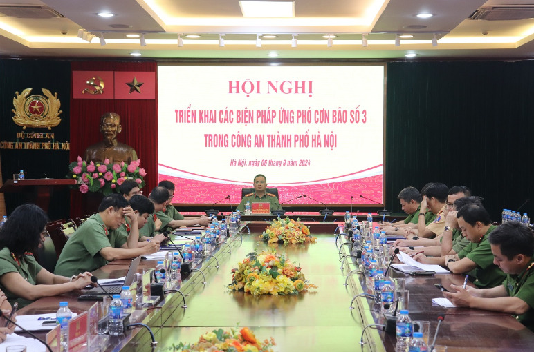 cong an ha noi trien khai nhieu phuong an ung pho sieu bao yagi hinh 1