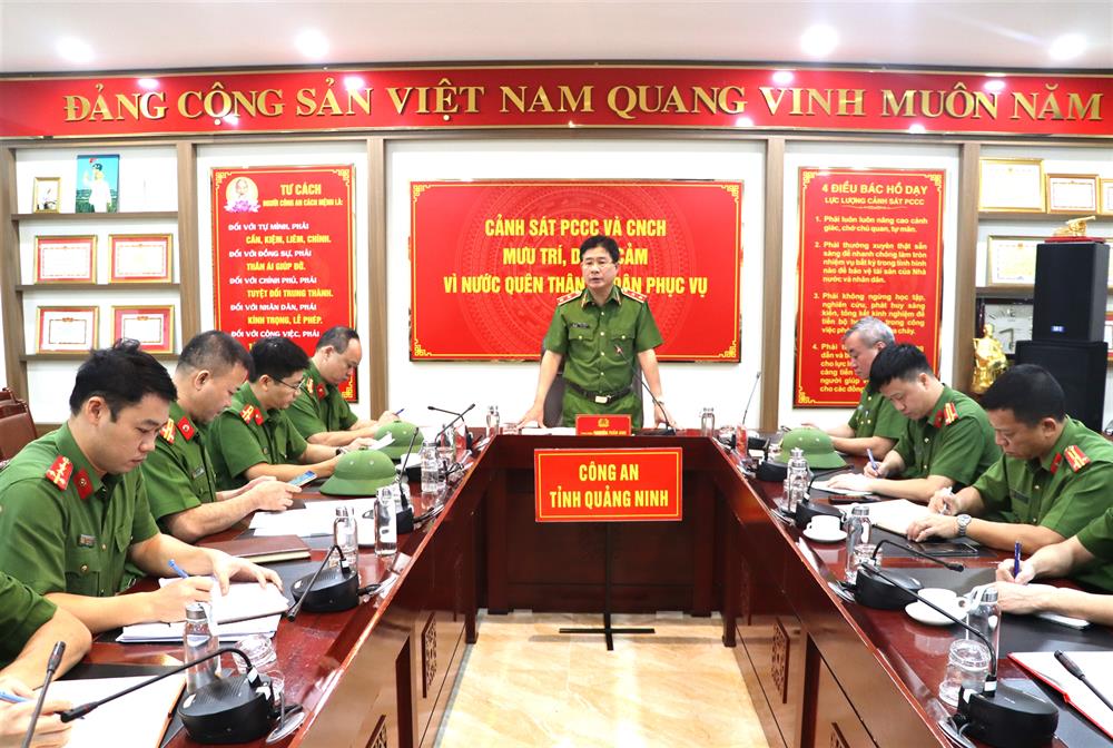 cuc canh sat pccc va cnch kiem tra cong tac ung pho bao so 3 tai cong an tinh quang ninh hinh 1