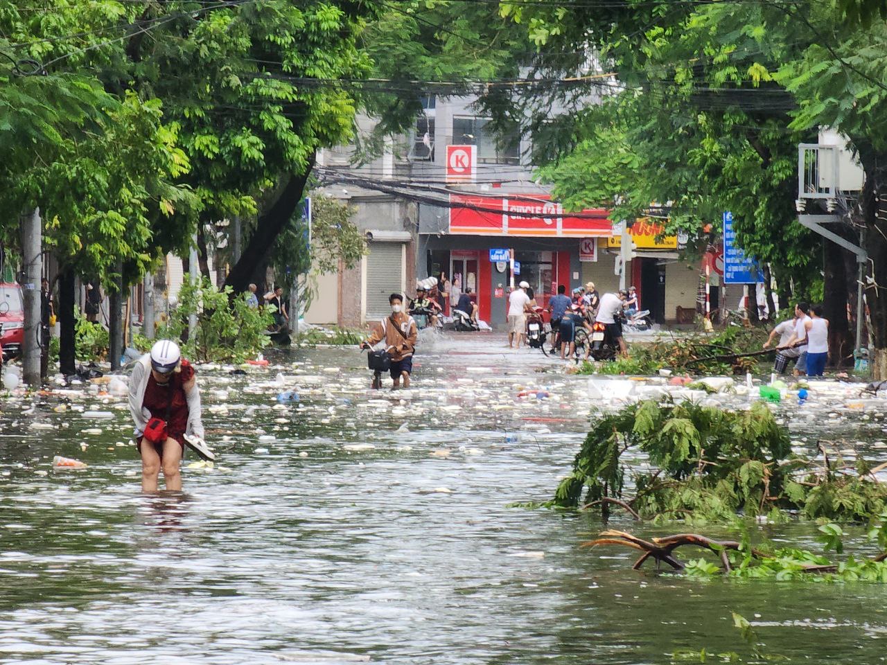 hai phong cay coi gay do nuoc van chua rut tai mot vai tuyen pho hinh 13