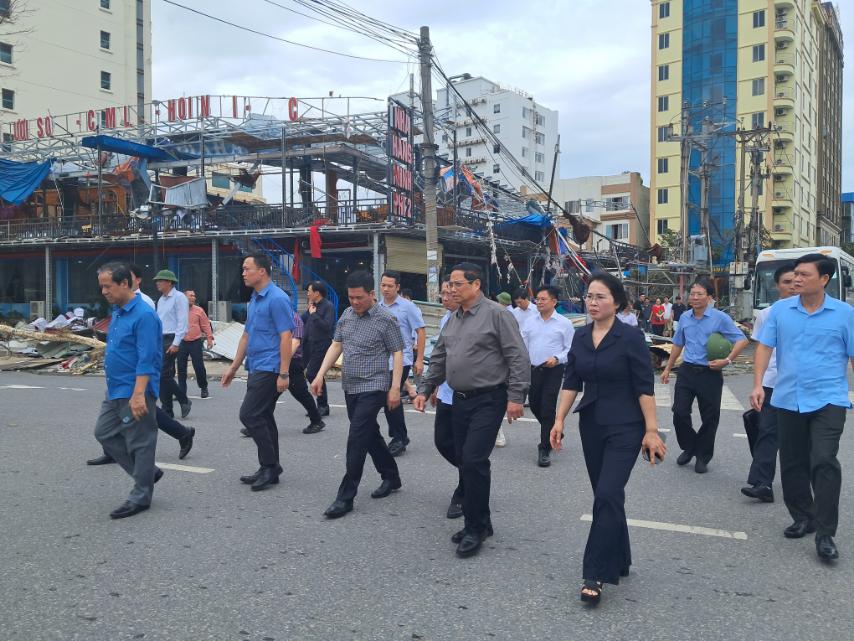 thu tuong pham minh chinh den quang ninh va hai phong chi dao khac phuc hau qua bao so 3 hinh 1