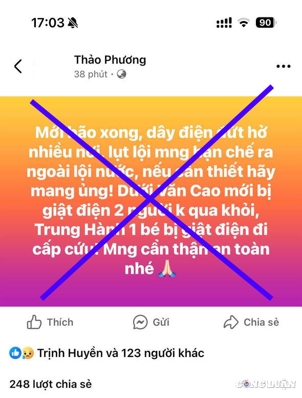 hai phong phat 5 trieu dong doi voi ca nhan dang tai thong tin sai su that hinh 1