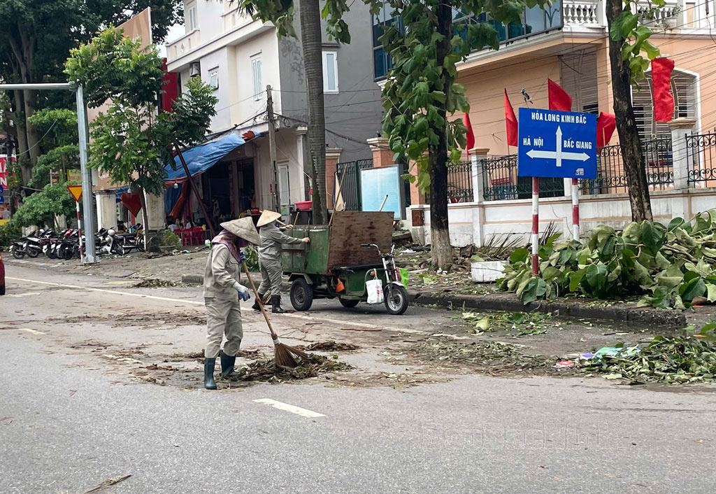 bac ninh khan truong tong ve sinh don dep khac phuc hau qua do bao so 3 hinh 1