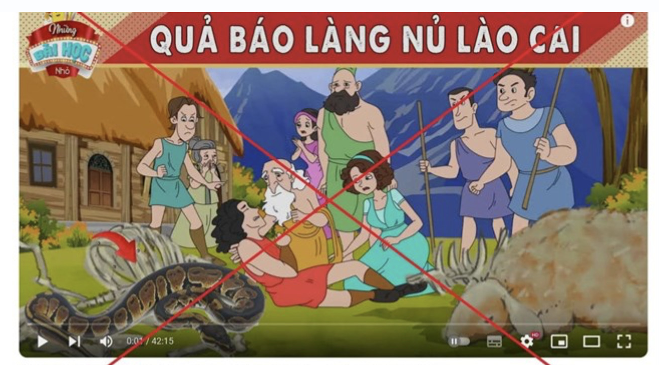 video qua bao lang nu lao cai bi xoa tren youtube sau khi gay phan no hinh 1