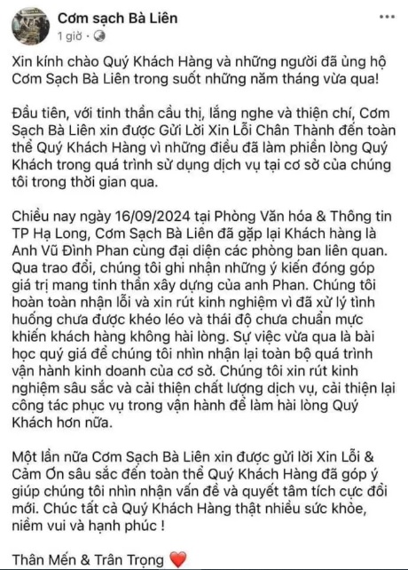 vu quan com binh dan dong khach o ha long bi tay chay chu quan xin loi khach hang hinh 2