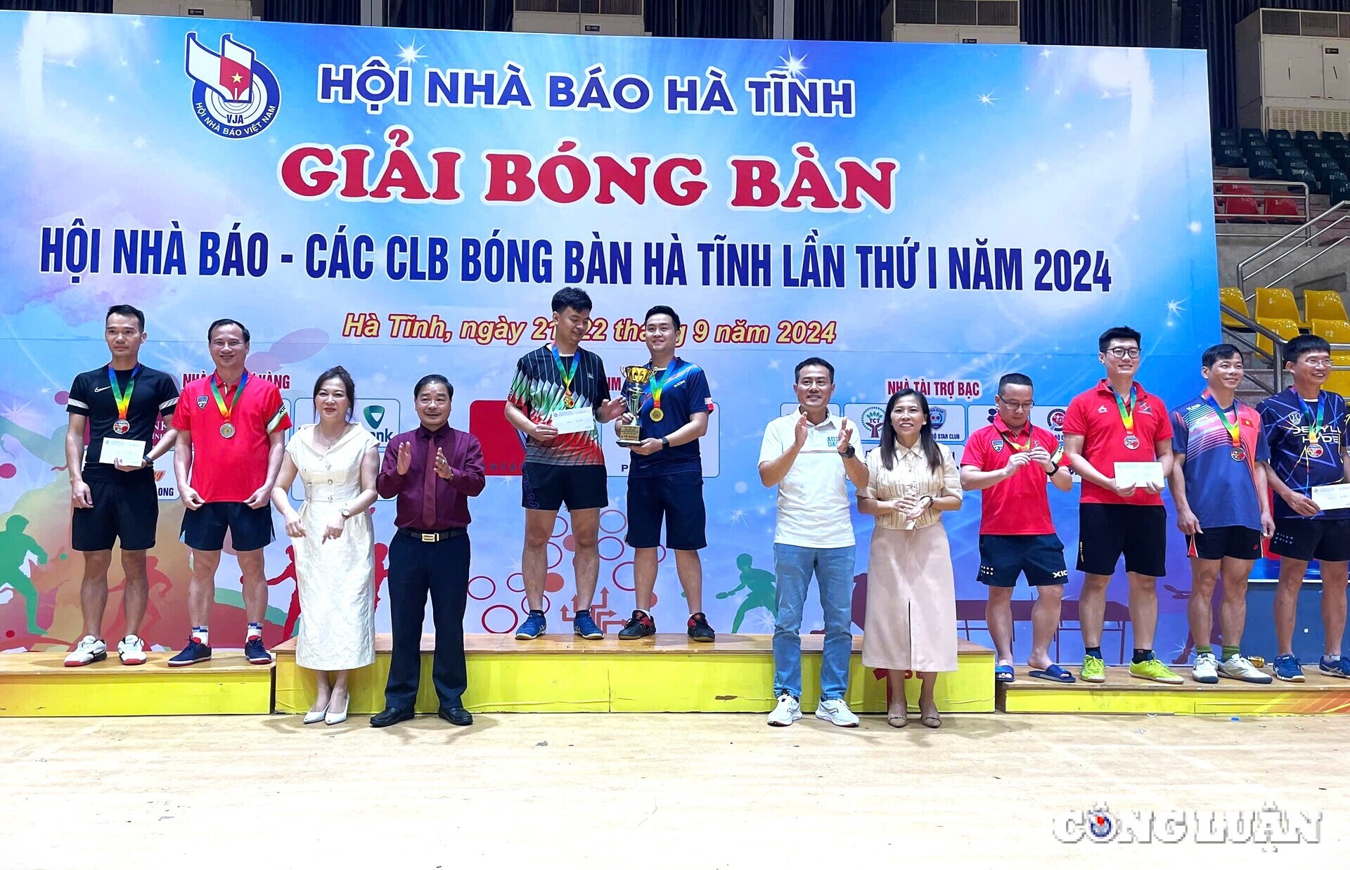 giai bong ban hoi nha bao  cac clb ha tinh lan i nam 2024 thanh cong tot dep hinh 3