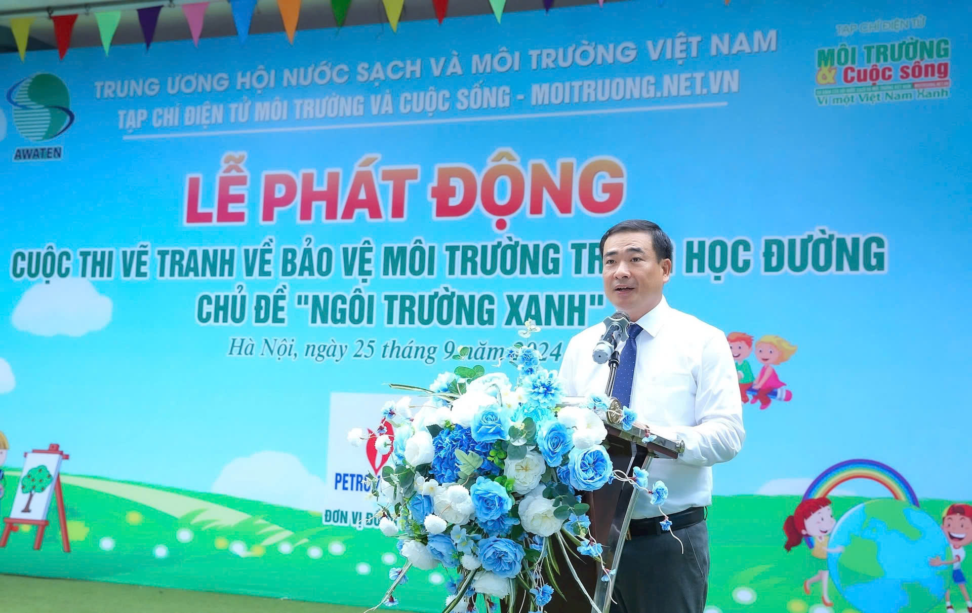 phat dong cuoc thi ve tranh ve bao ve moi truong trong hoc duong voi chu de ngoi truong xanh hinh 2