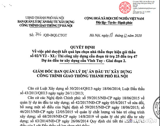 nhieu can bo tai ha noi bi ky luat cho thoi giu chuc vu vi lien quan den goi thau thuan an thuc hien hinh 1