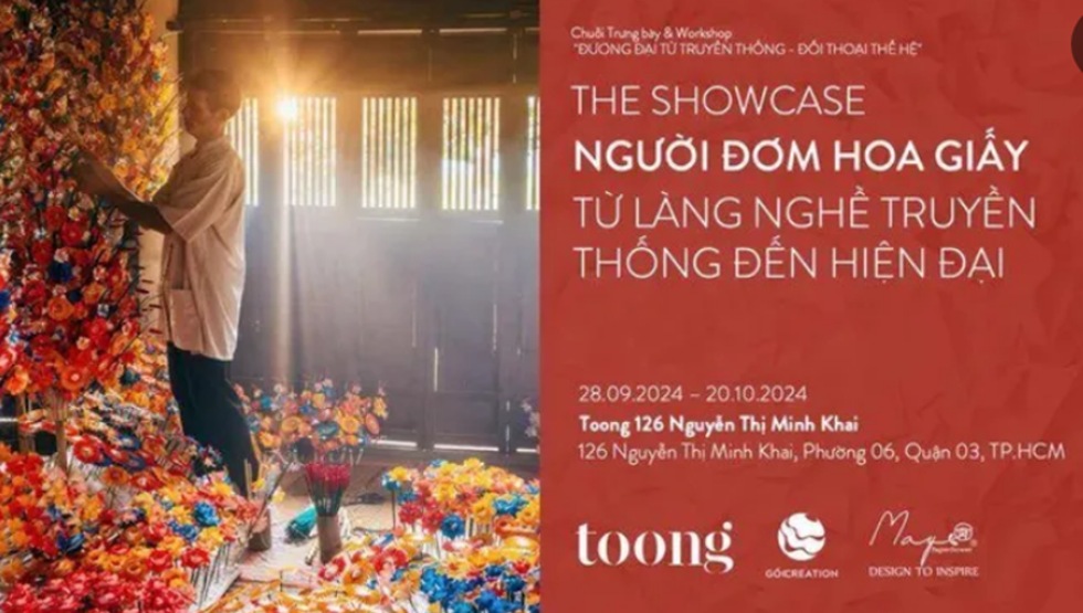 hoa giay thanh tien  tu lang nghe truyen thong den hien dai hinh 1