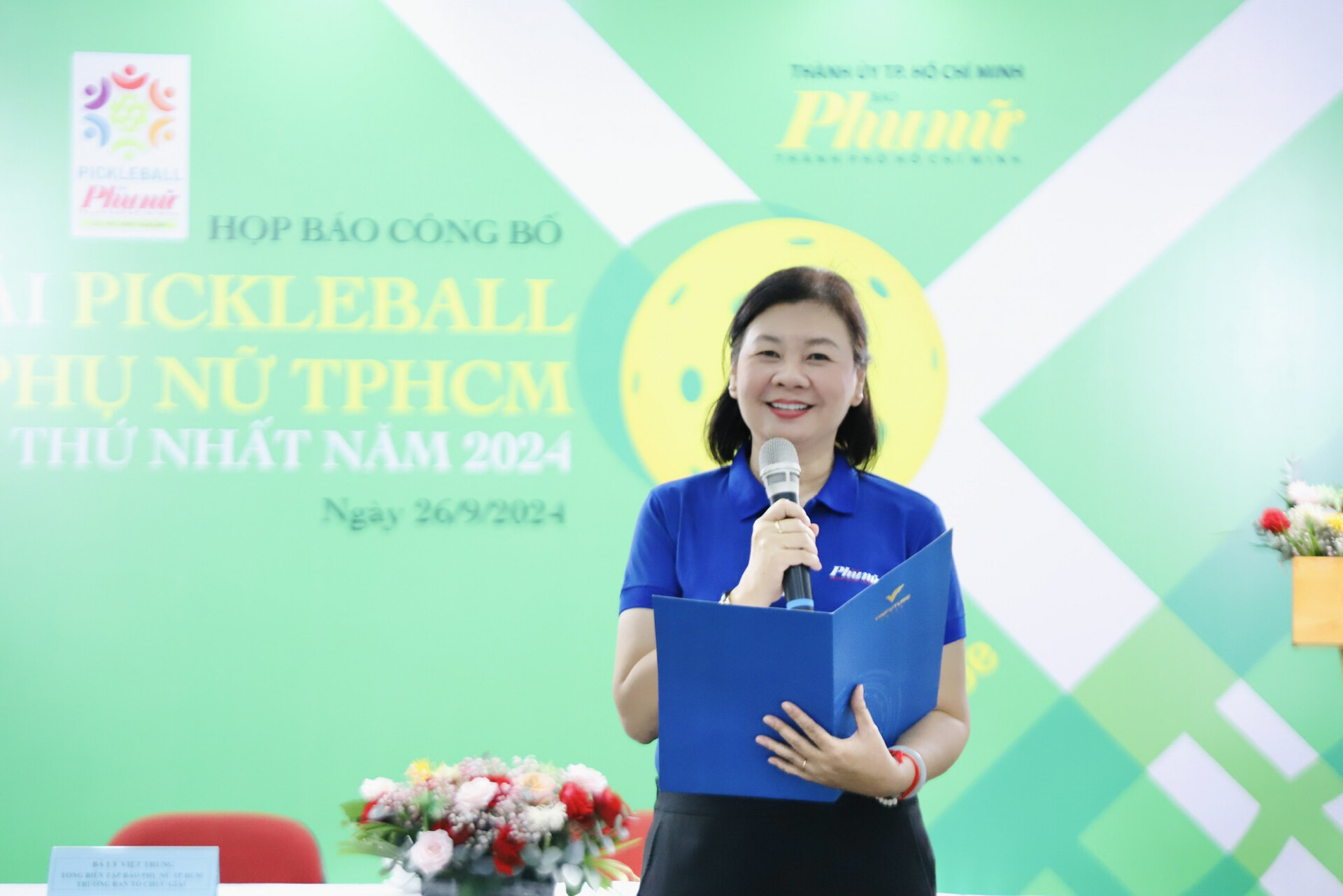 cong bo giai pickleball bao phu nu tphcm lan thu nhat hinh 1