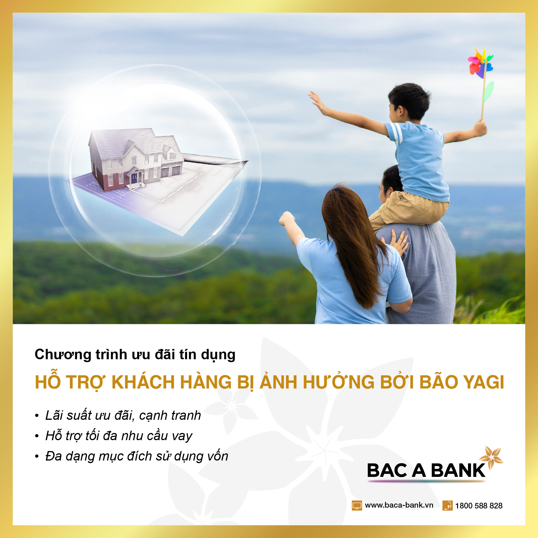 bac a bank giam lai vay dong hanh cung khach hang chiu anh huong boi bao yagi hinh 1