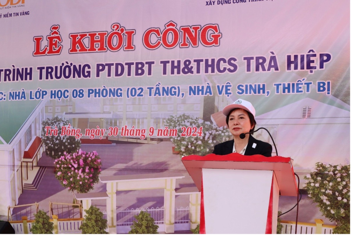 khoi cong xay dung du an truong pho thong dan toc ban tru tieu hoc trung hoc co so tra hiep hinh 2