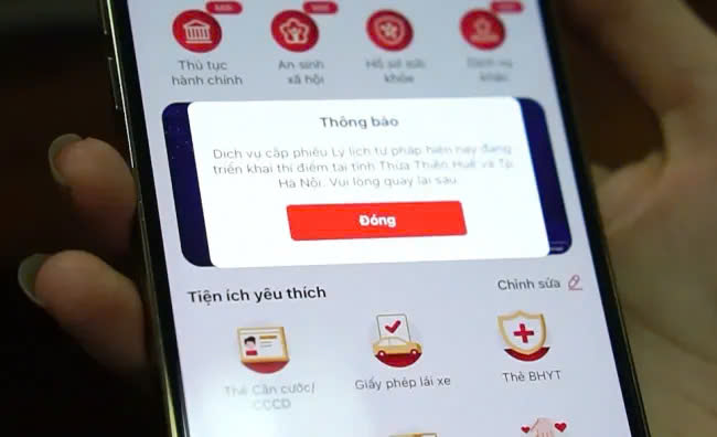 nguoi dan tren ca nuoc co the dang ky cap phieu ly lich tu phap qua ung dung vneid hinh 1