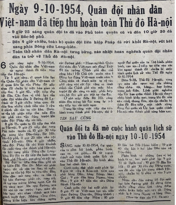 khong khi hao hung ngay giai phong thu do nam 1954 qua nhung trang bao troi thu ma dep nhu ngay tet hinh 3