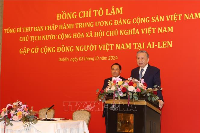 tong bi thu chu tich nuoc to lam gap go cong dong nguoi viet nam tai ireland hinh 3