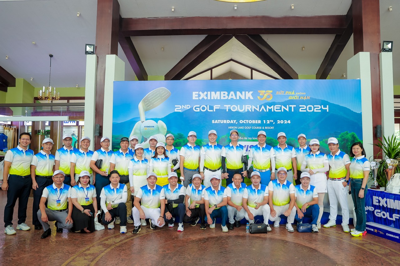 eximbank to chuc giai golf tournament 2024  lan thu 2 gap go tri an va cung nhau but pha hinh 3