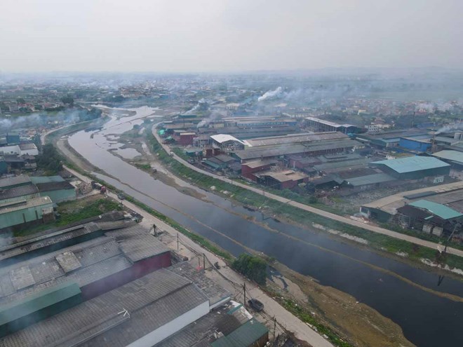 bac ninh dong cua di doi gan 200 co so san xuat giay trong khu dan cu hinh 1