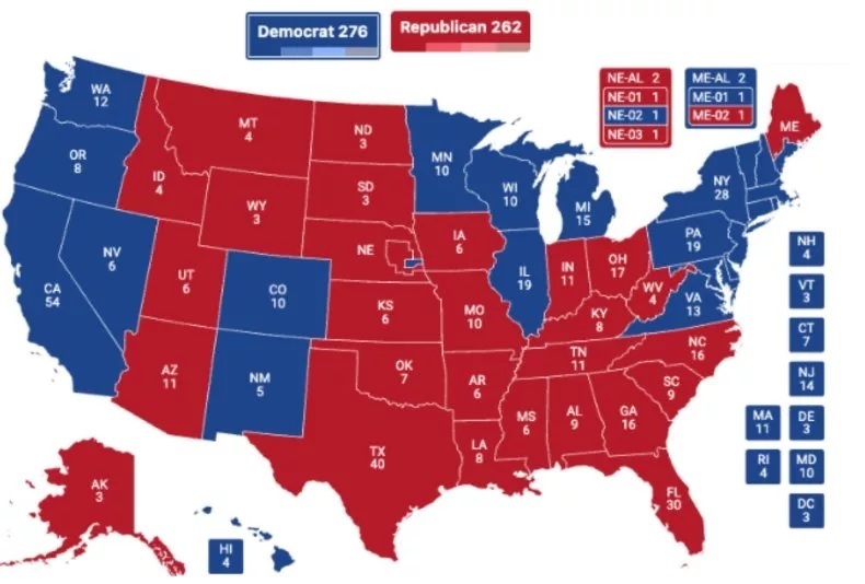 truc tiep ket qua bau cu tong thong my 2024 ong trump van duoc nha cai danh gia cao hon hinh 9