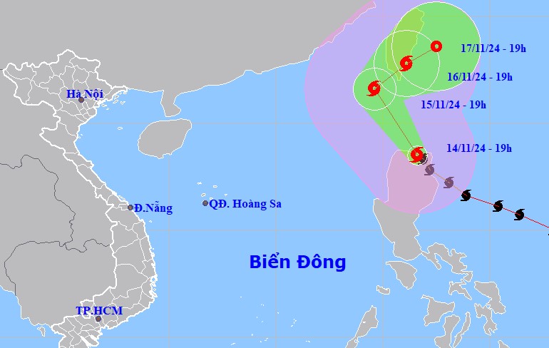 ung pho voi bao usagi quang ninh den binh dinh phai thong bao tau thuyen khong di vao vung nguy hiem hinh 1