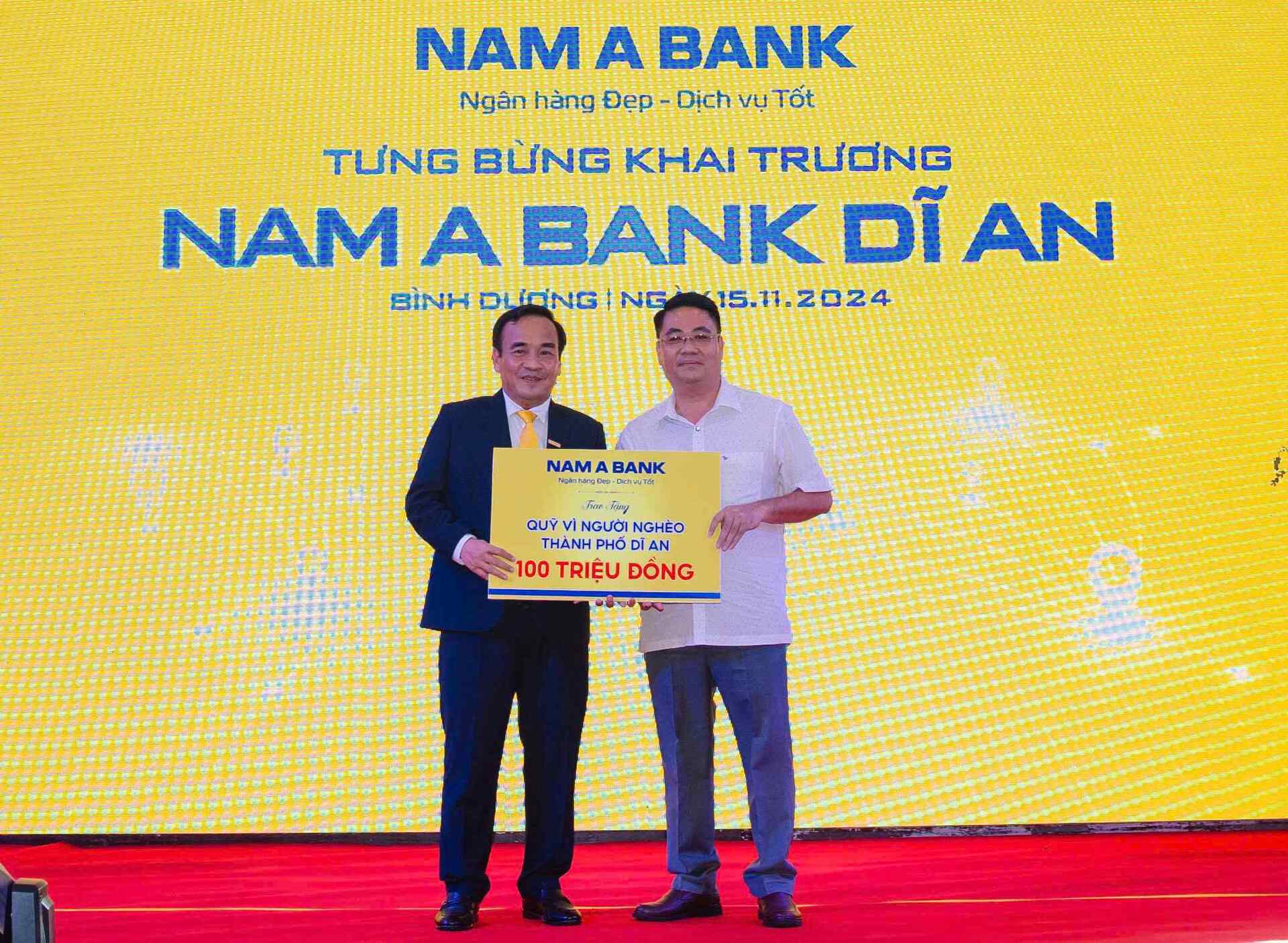 nam a bank tiep tuc mo rong mang luoi khu vuc dong nam bo khai truong chi nhanh di an hinh 3