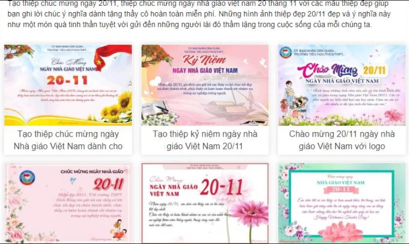 huong dan tao thiep 20 11 online xu huong tri an thay co trong thoi dai so hinh 6