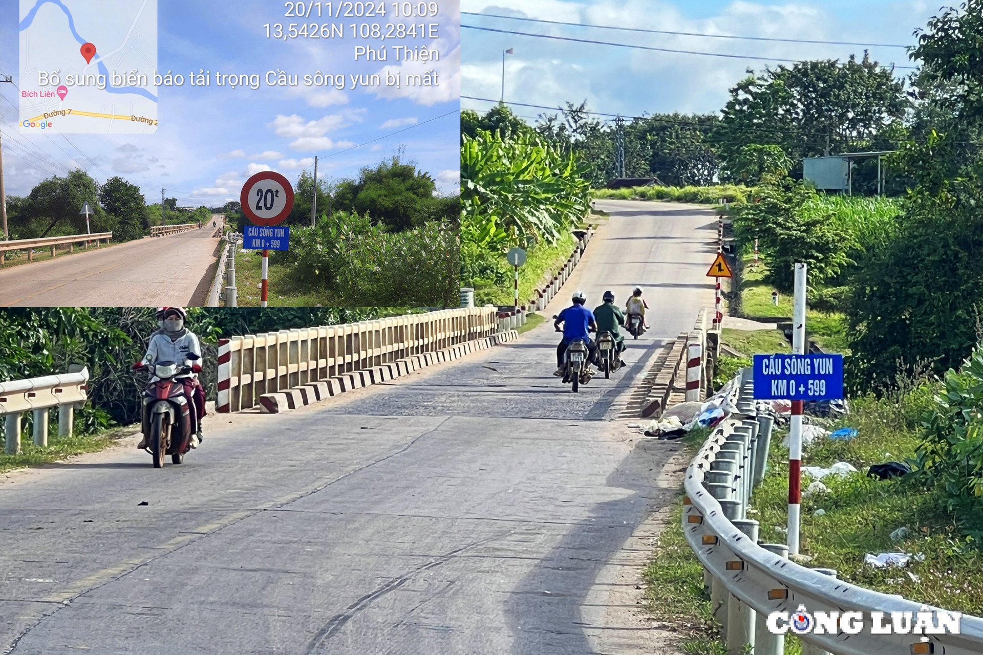 phu thien gia lai bien bao gioi han tai trong 20 tan tren cau yeu bien mat hinh 1