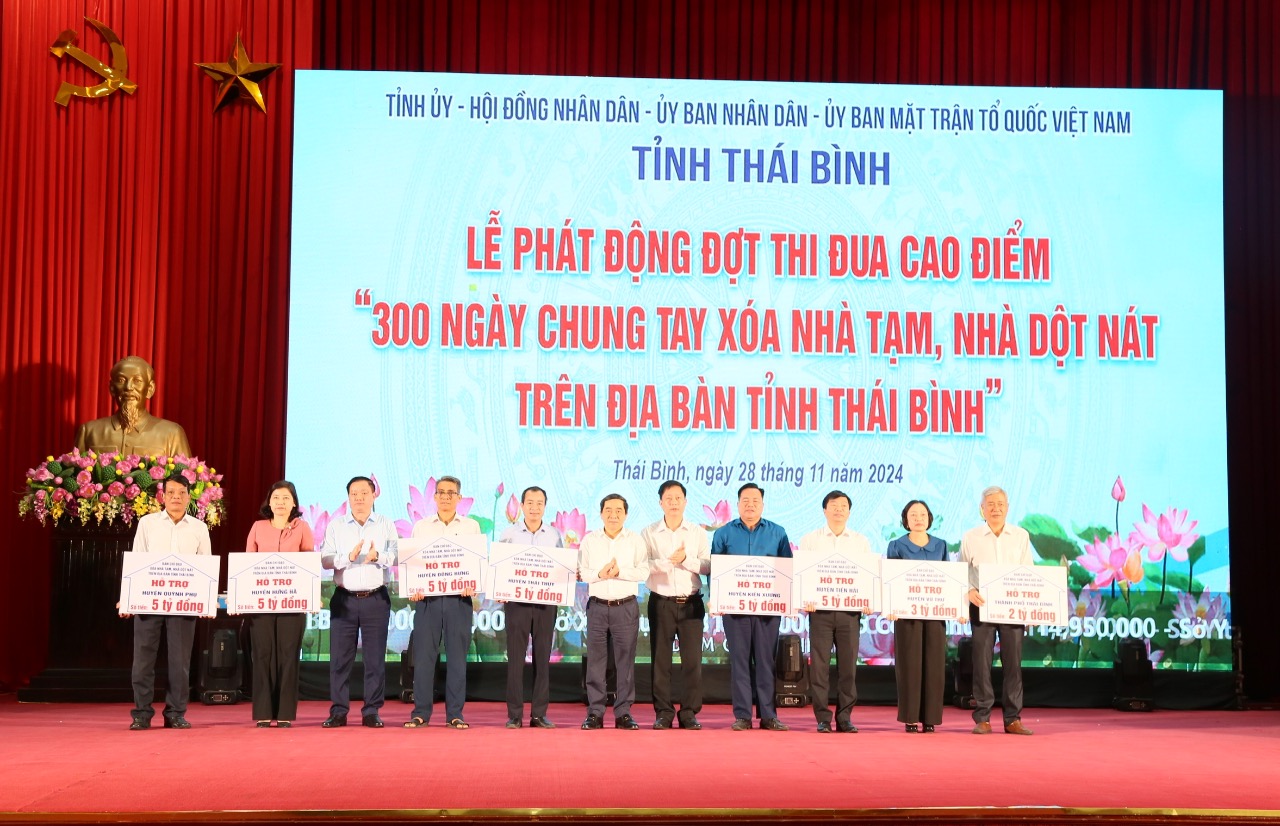 thai binh phat dong 300 ngay cao diem xoa nha tam nha dot nat hinh 1