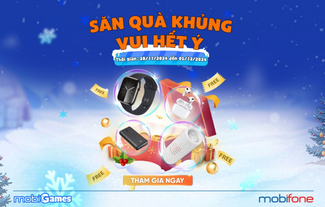 dai tiec giang sinh san qua cuc dinh trong chuong trinh khuyen mai sieu hap dan cua mobigames hinh 1